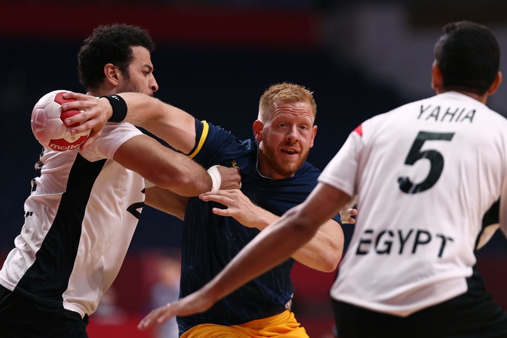 منتخب مصر امام السويد2