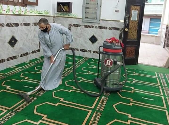 حملات لنظافة الحدائق العامة وتطهير وتعقيم مسجد العارف بالله الدسوقي (9)
