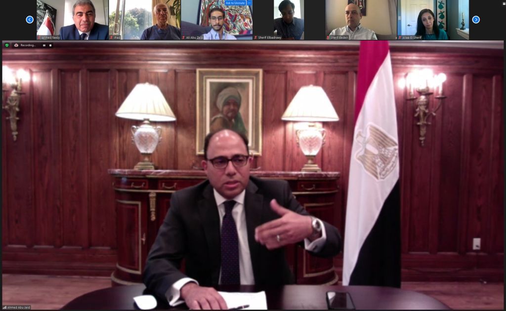 سفارة مصر بكندا تنظم ندوة عن الرسالة الوطنية للجاليات فى الخارج (2)