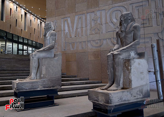 رئيس الوزراء يتفقد المتحف المصرى الكبير  (11)