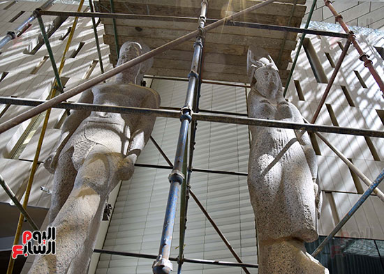 رئيس الوزراء يتفقد المتحف المصرى الكبير  (5)