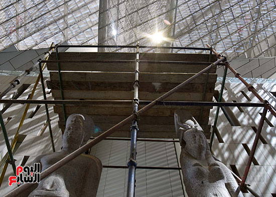 رئيس الوزراء يتفقد المتحف المصرى الكبير  (4)