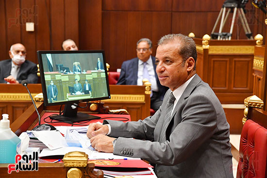 جلسة مجلس الشيوخ برئاسة المستشار عبد الوهاب عبد الرزاق رئيس المجلس  (40)