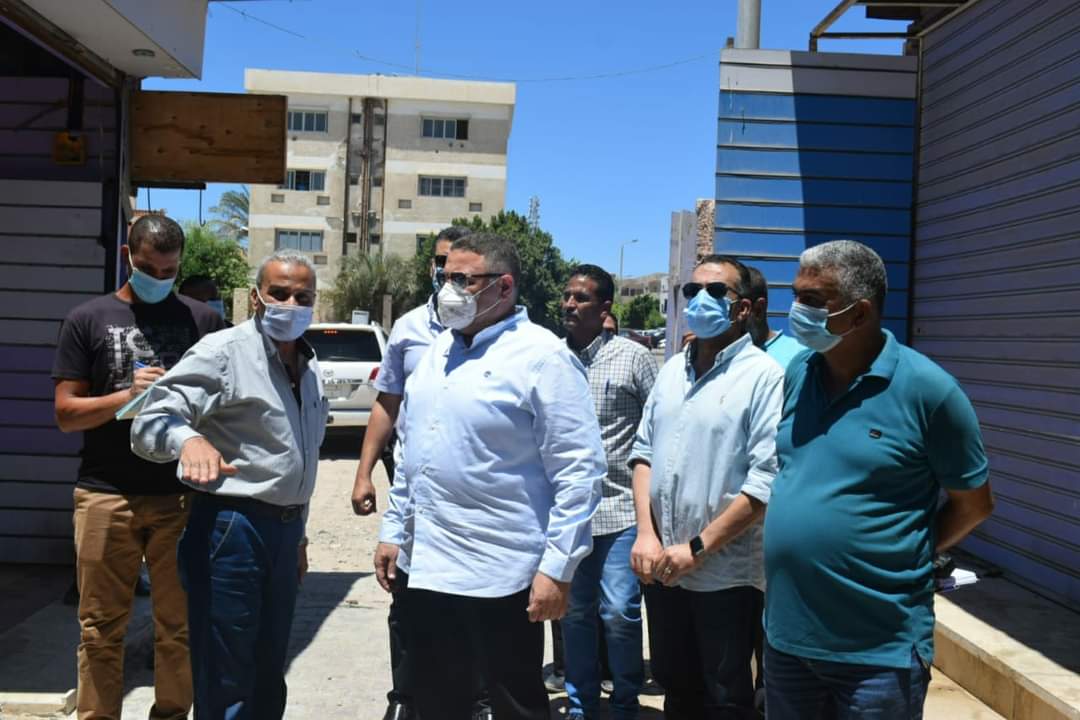ازالة سوق الجائلين بسبب عشوائيته