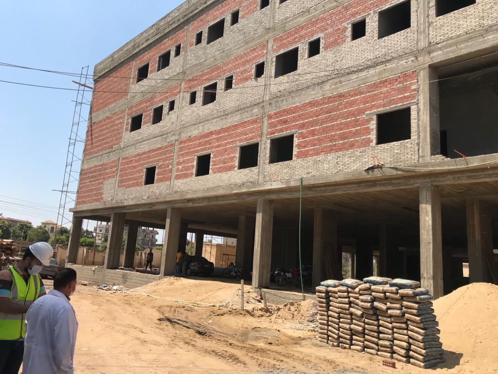  أعمال انشاء مستشفى السنطة المركزى (5)