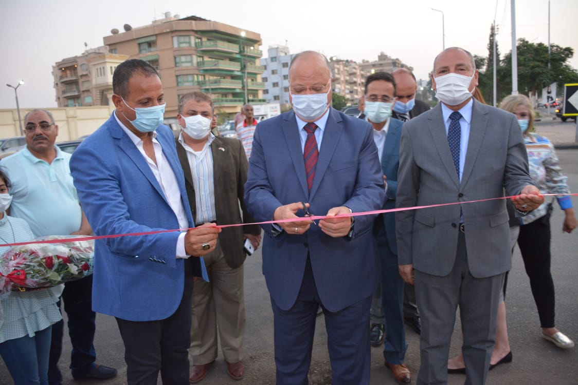 جانب من افتتاح تطوير شارع العروبة (2)