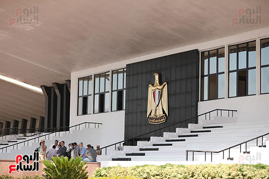 استعدادات لجنازة جيهان السادات  (3)