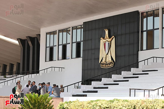 استعدادات لجنازة جيهان السادات  (1)