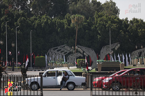 استعدادات جنازة جيهان السادات (14)