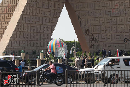 استعدادات جنازة جيهان السادات (8)