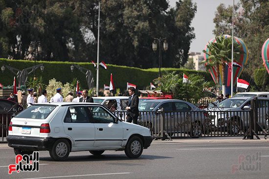 استعدادات جنازة جيهان السادات (16)