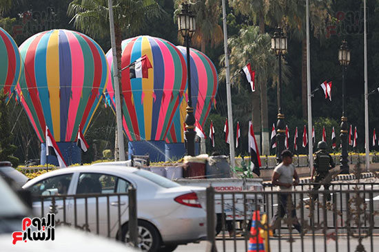 استعدادات جنازة جيهان السادات (11)