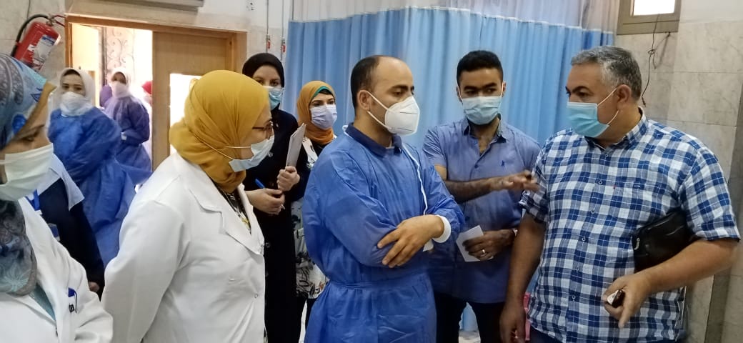 جولة مفاجئة لمدير إدارة المستشفيات على مستشفى صدر طنطا (1)