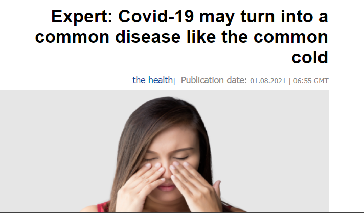 قد يصبح فيروس كورونا مثل الزكام