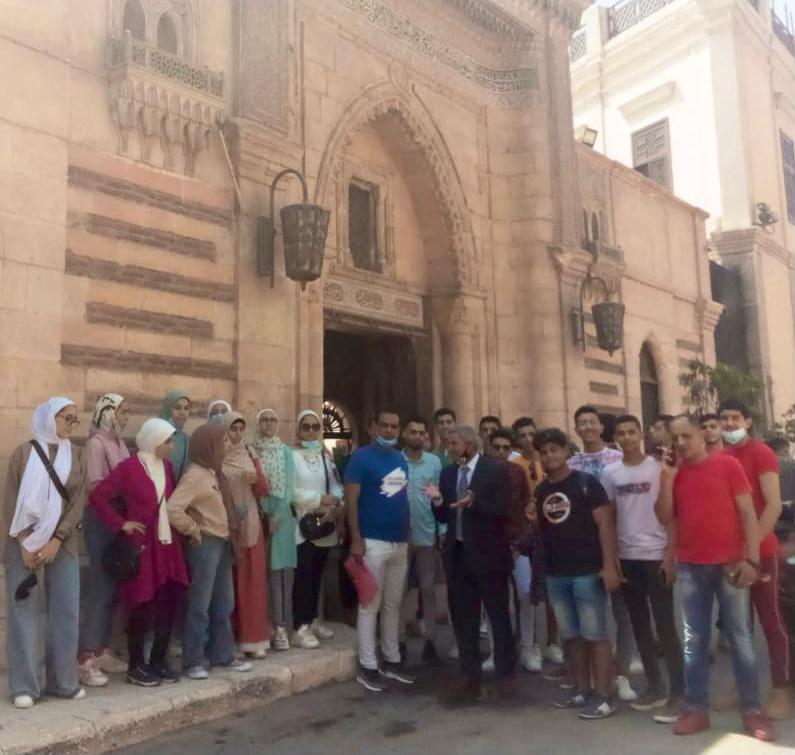 الرحلة شملت مجموعة من الآثار التاريخية بالقاهرة