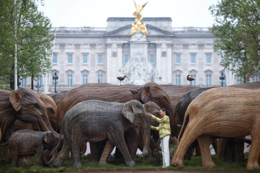 مسيرة الفيل تصل لندن