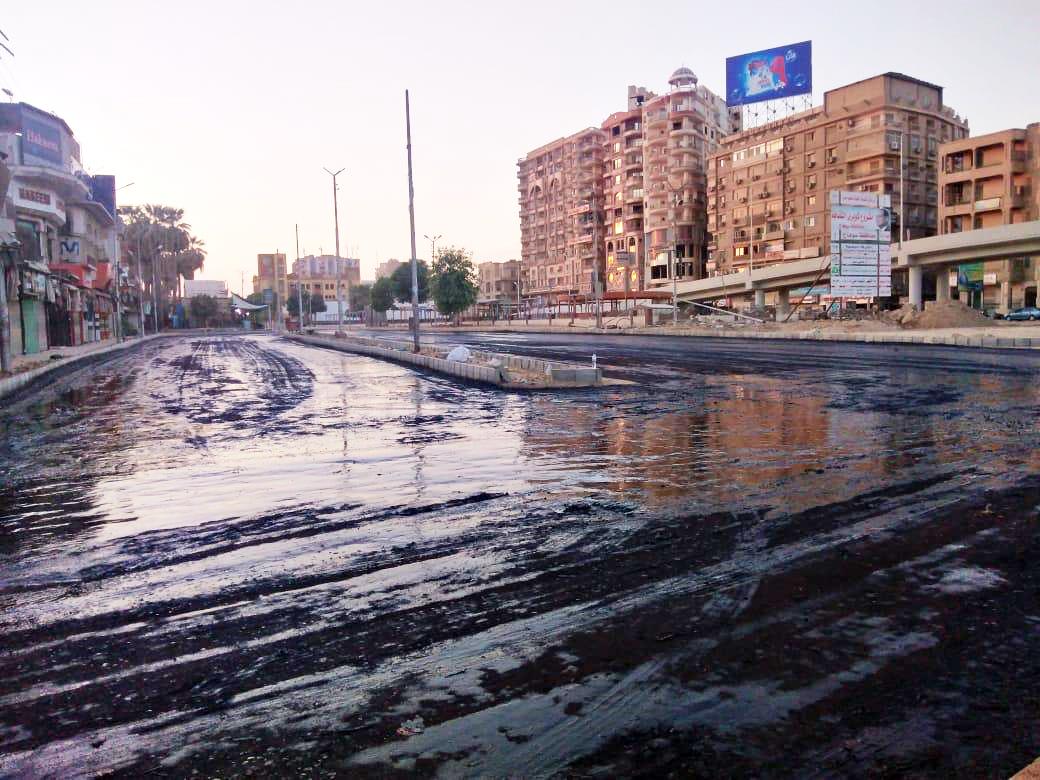 البدء في أعمال رصف موقع كوبري الثقافة (3)
