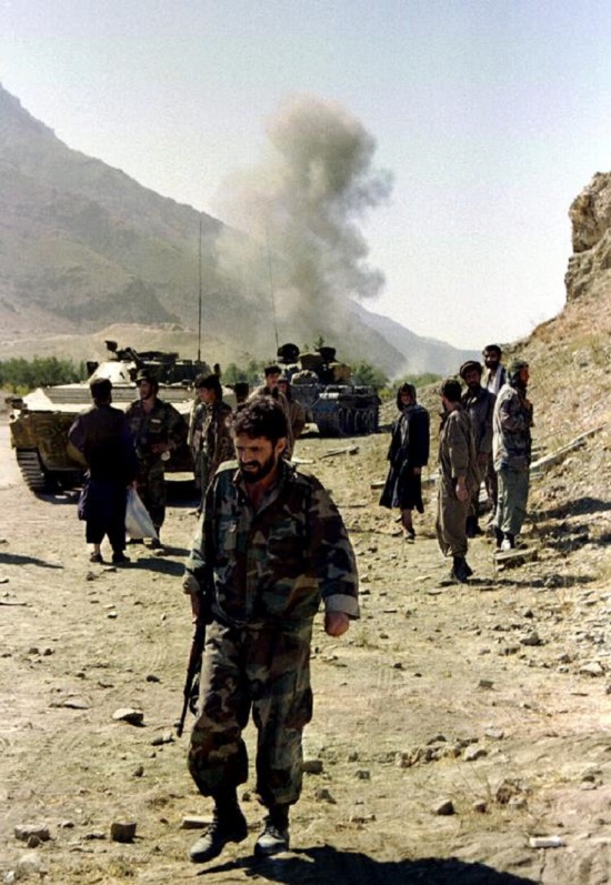 جنود أفغان - كابول 1995