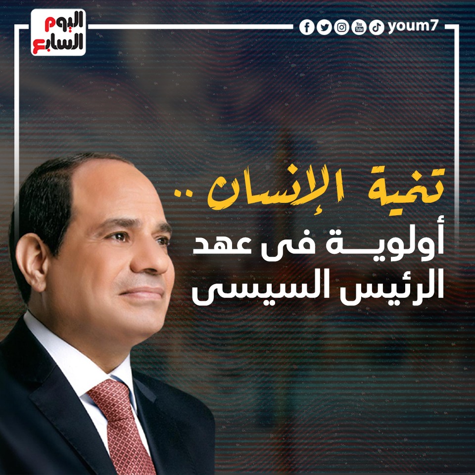 تنمية الإنسان أولوية فى عهد الرئيس السيسى