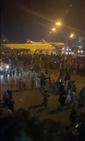 فوضى فى مطار كابول