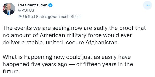 بايدن على تويتر