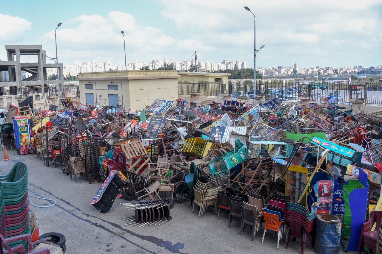 المضبوطات خلال حملات مكبرة بمحافظة الاسكندرية (1)