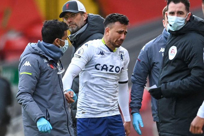 تريزيجيه يخرج باكيًا بعد الإصابة أمام ليفربول