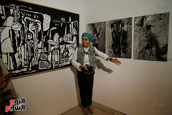 وزيرة الثقافة تفتتح الدورة الـ42 من المعرض بقصر الفنون (21)