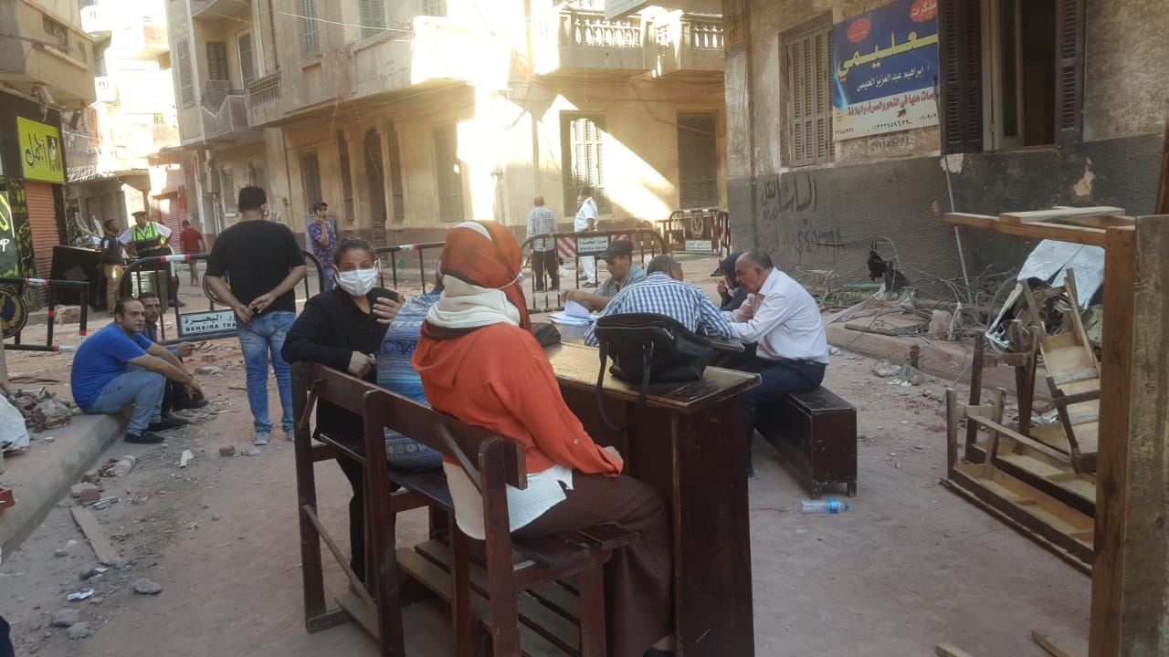 المتضررين من انهيار عقادر دمنهور  (2)