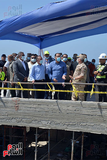 مصطفى مدبولي رئيس مجلس الوزراء خلال زيارته اليوم لمحافظة الإسكندرية (4)