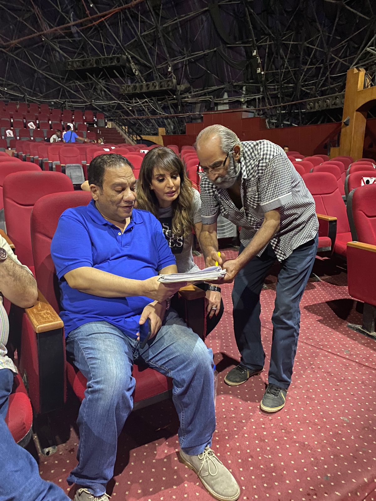 أمل رزق وعادل عبده