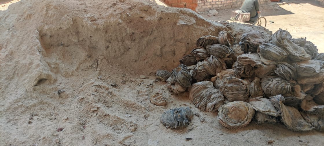 جانب من المضبوطات بالحملة