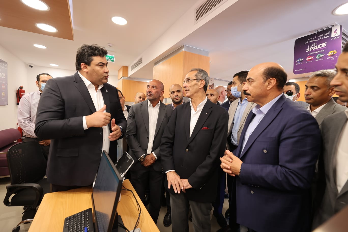 وزير الاتصالات ورئيس المصرية للاتصالات