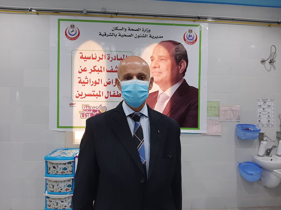 الدكتور هشام مسعود، وكيل وزارة الصحة بالشرقية