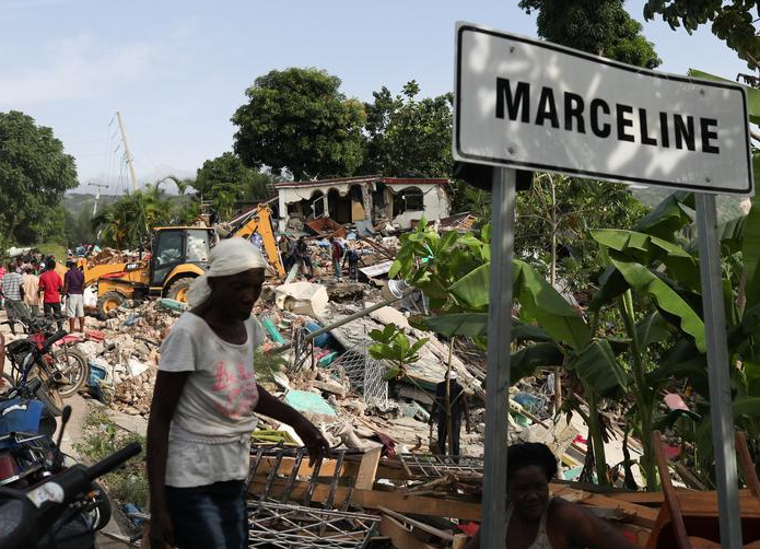 اثار زلزال هايتي