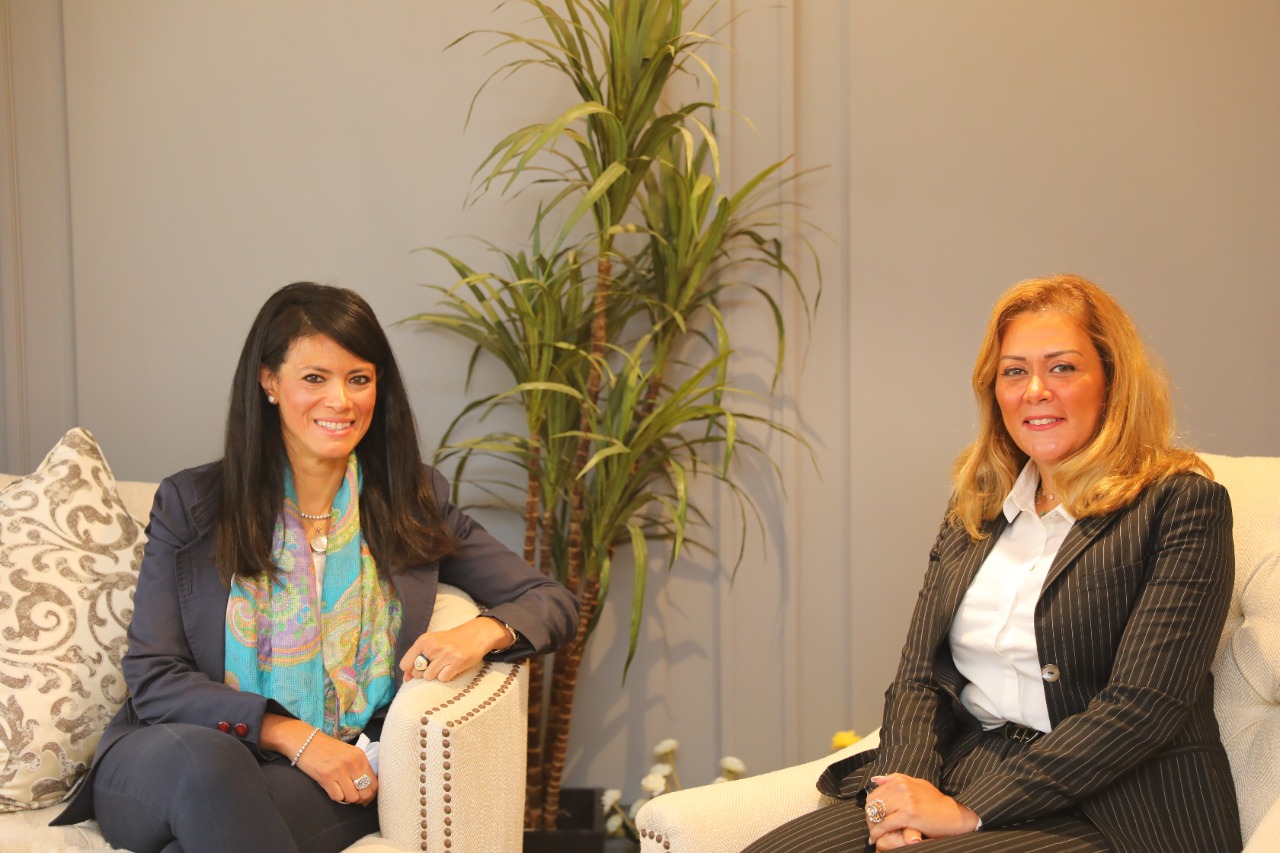 الدكتورة رانيا المشاط والدكتورة رشا راغب