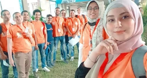 طلاب وطالبات الذكاء الاصطناعي بجامعة كفر الشيخ