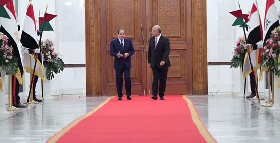 الرئيس السيسي والرئيس العراقي (2)