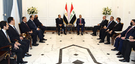لقاء السيسى ورئيس العراق (5)