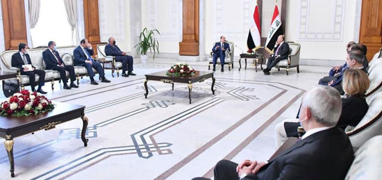 الرئيس السيسي والرئيس العراقي (7)