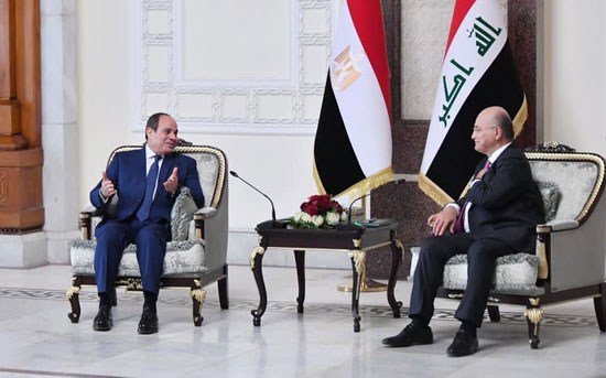 الرئيس السيسي والرئيس العراقي (4)