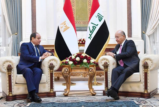الرئيس السيسي والرئيس العراقي (6)
