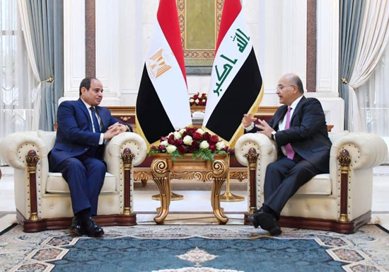الرئيس السيسي والرئيس العراقي (9)