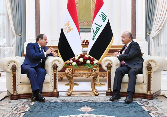 الرئيس السيسي والرئيس العراقي (8)
