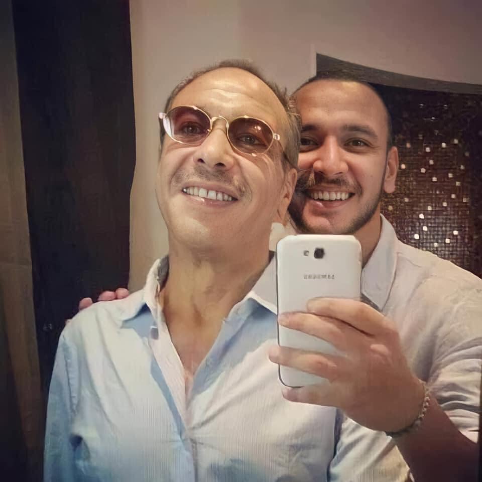 احمد خالد صالح ووالده خالد صالح