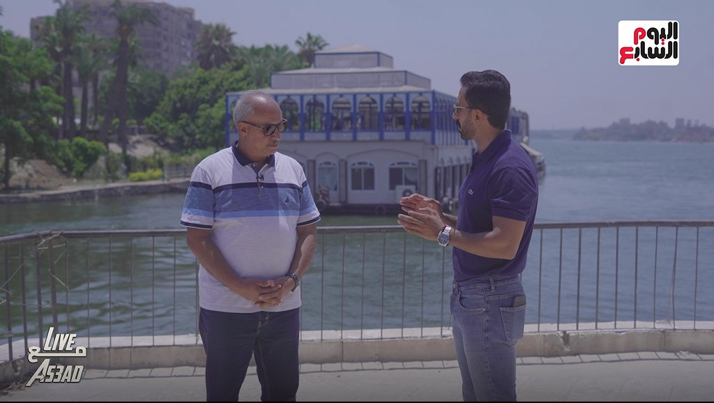 الدكتور أسامة طلعت والزميل الصحفي  محمد أسعد  (2)