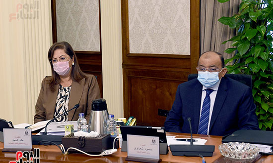 اجتماع مجلس الوزراء الاسبوعى لمتابعة مستجدات فيروس كورونا (8)