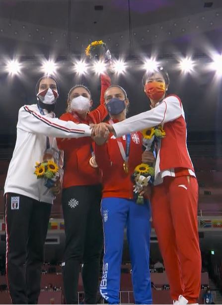تتويج جيانا فاروق ببرونزية أولمبياد طوكيو (8)