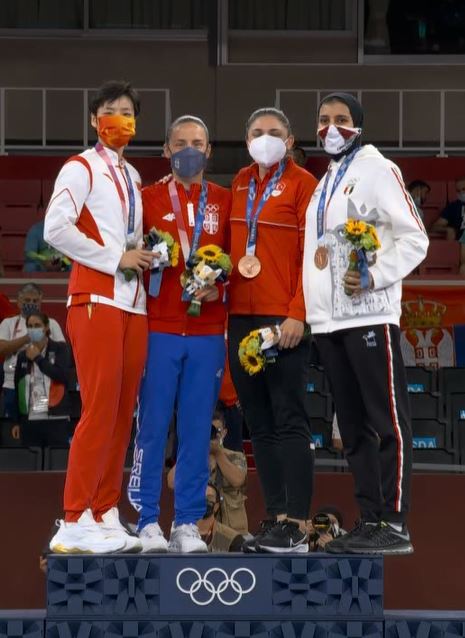 تتويج جيانا فاروق ببرونزية أولمبياد طوكيو (7)