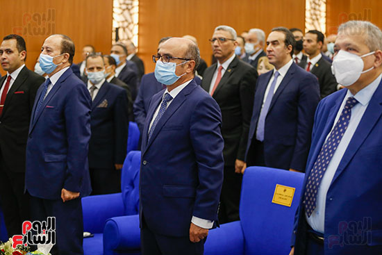 وزير العدل أثناء افتتاح مجمع النيابات الإدارية (29)